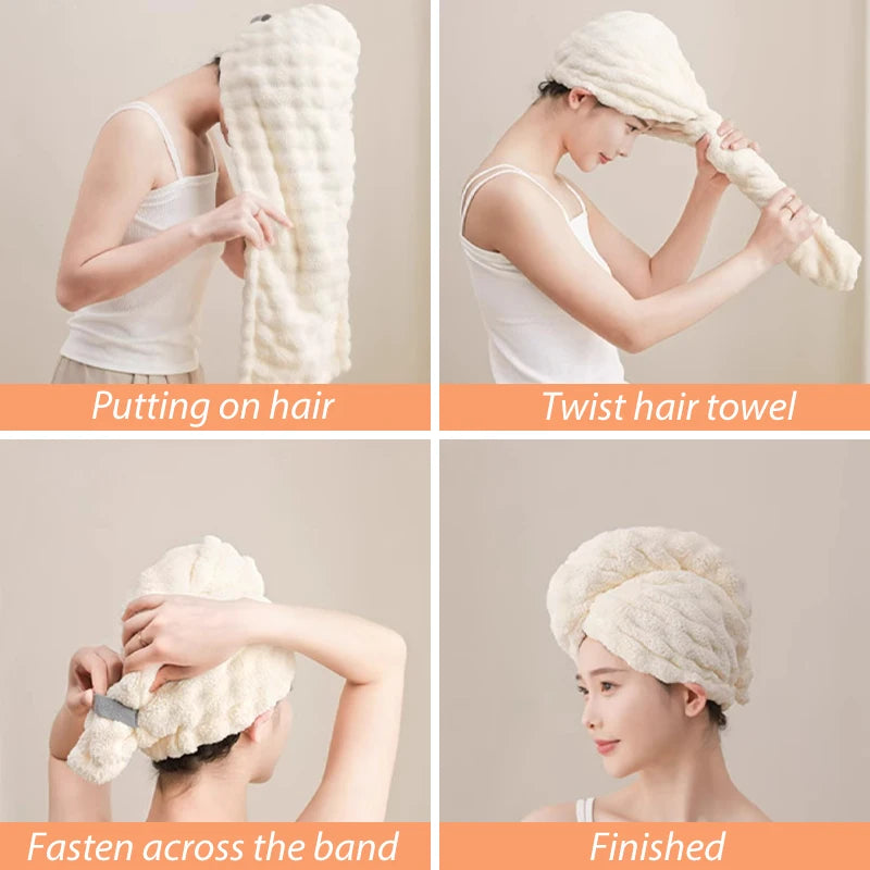 Microfiber Hair Towel Wrap