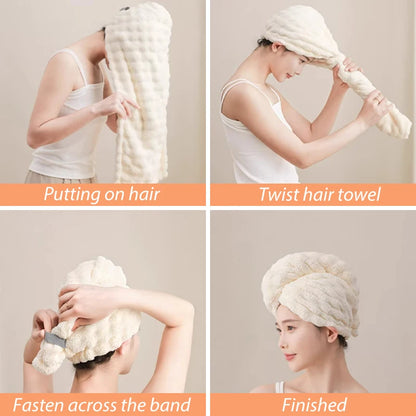 Microfiber Hair Towel Wrap