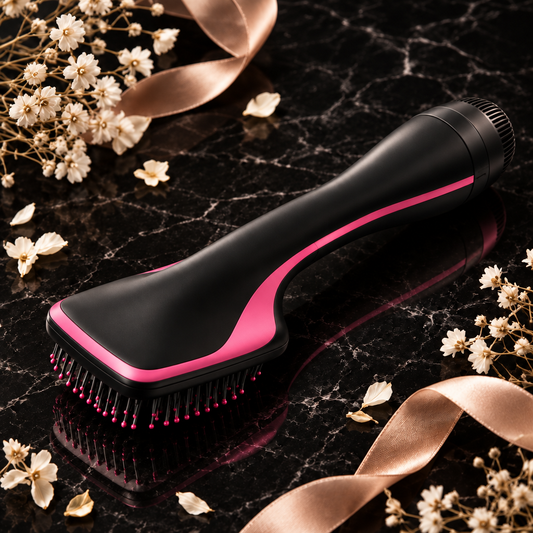 One-Step Hot Air Brush Dryer – Refined Luxury Edit